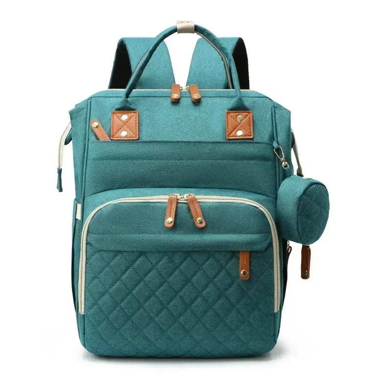 USB Mummy Bag Diaper Bag Baby Care Large Capacity Mom Backpack Mummy Maternity Wet Bags Waterproof Baby Pregnant Nappy Backpack