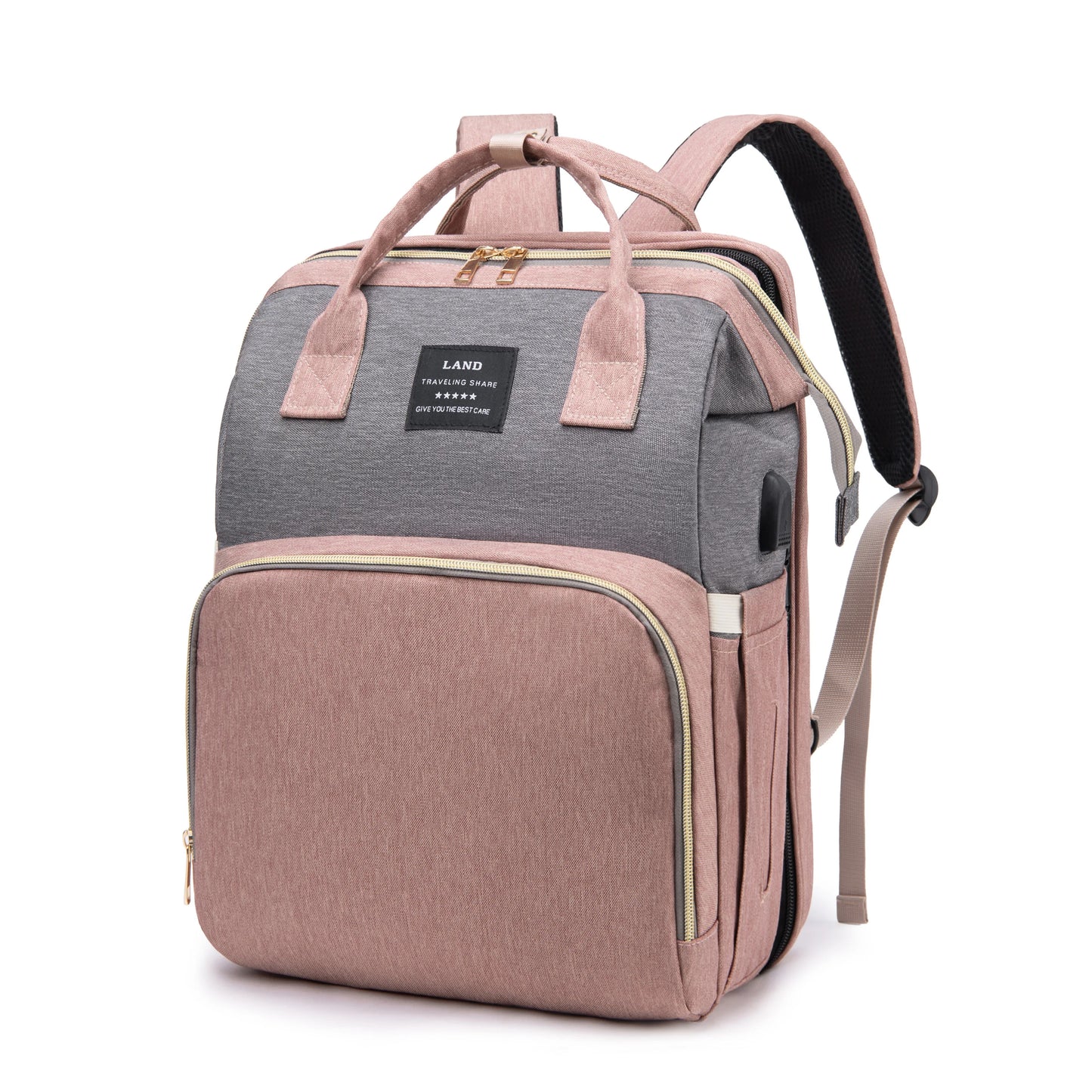 All-in-One Mommy Bag – Foldable Crib, Diaper Backpack & Travel Organizer 2025